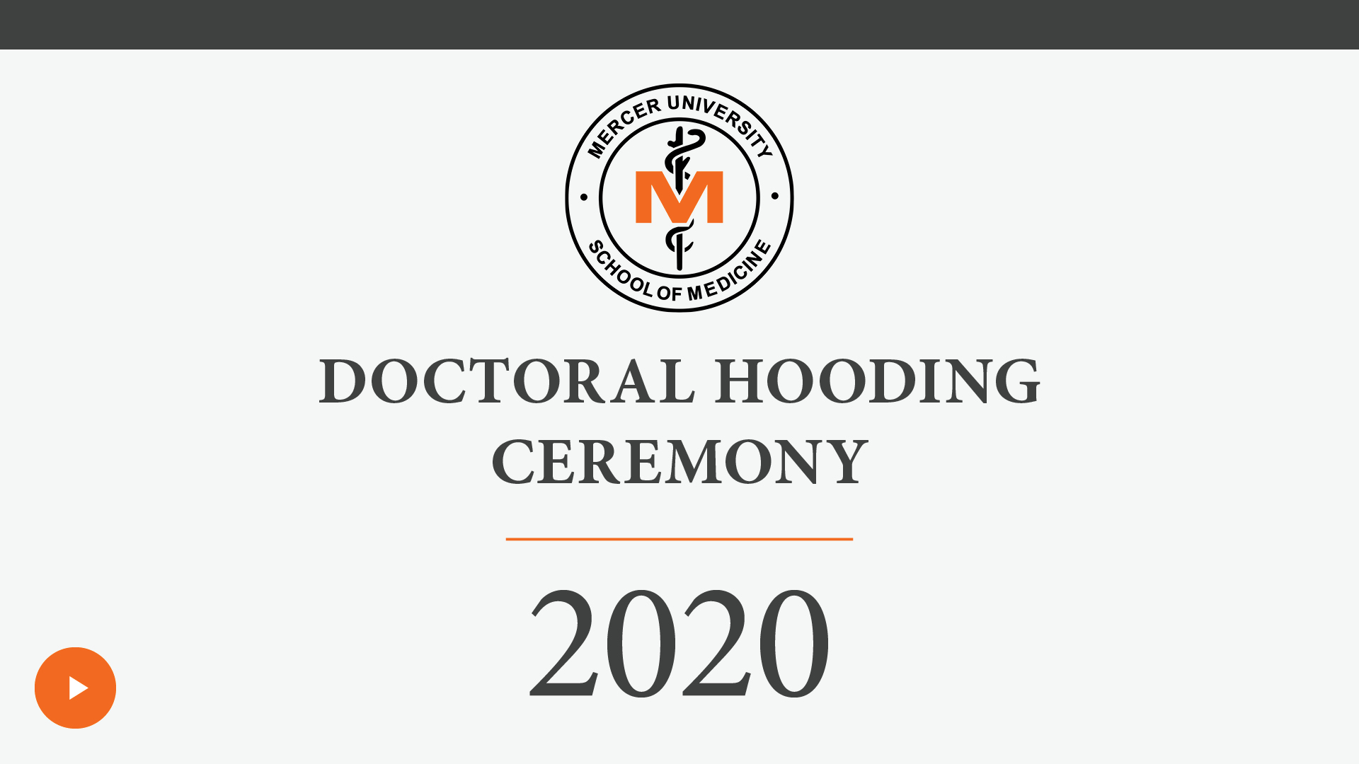 2020 Doctoral Hooding Booklet
