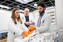 Students in simulation lab