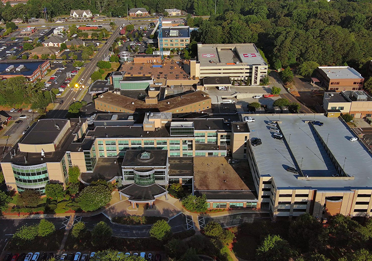 Ariel photo of Tanner Hospital in Carrollton Georgia