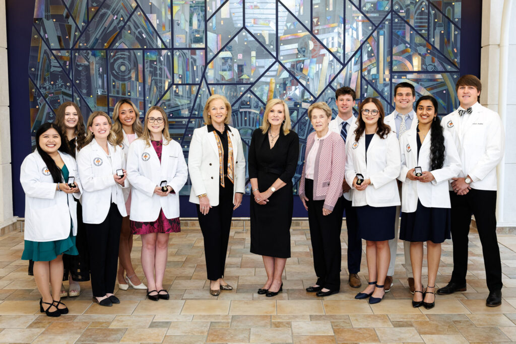 2026 Children’s Healthcare of Atlanta Rural Pediatric Scholars with Mercer University and Children’s Healthcare of Atlanta leaders at a scholarship recognition event.
