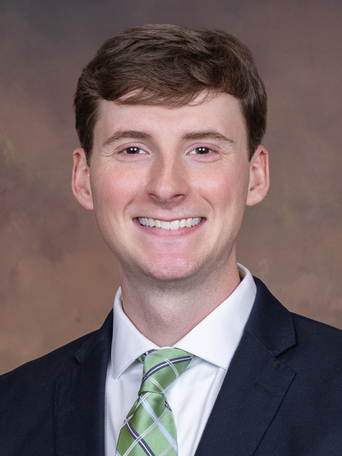 Headshot of Garrett Jimmerson, Mercer medical student