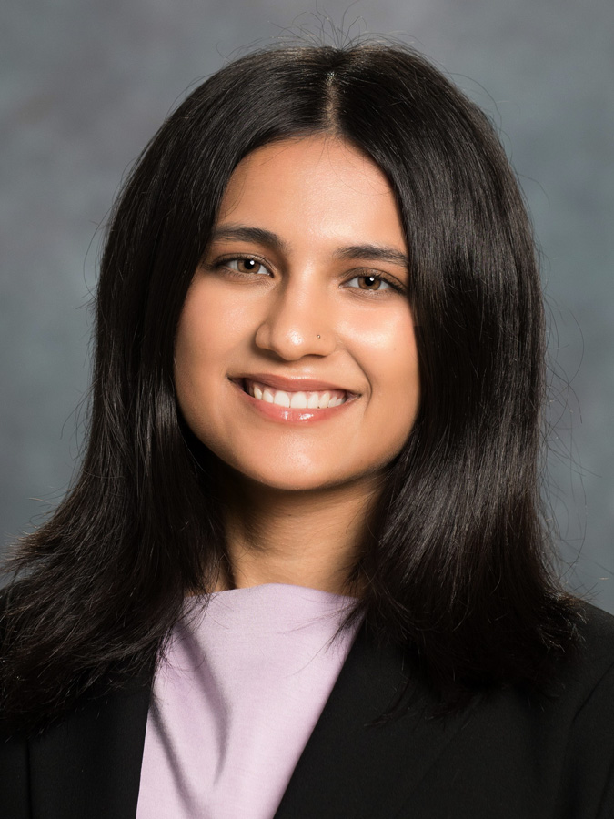 Headshot of Bansari Shah, Mercer medical student